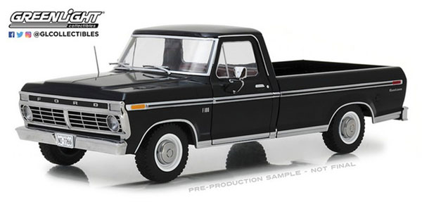 1/18 1972 Ford F-100 Truck - Black