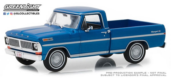 1/43 1970 Ford F-100 - Acapulco Blue Metallic