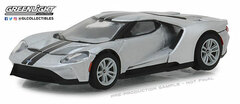 1/64 2017 Ford GT - Ingot Silver with Black Stripes