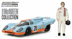 1/43 Steve McQueen Collection (1930-80) - 1970 Porsche 917K Gulf Oil with Steve McQueen Figure