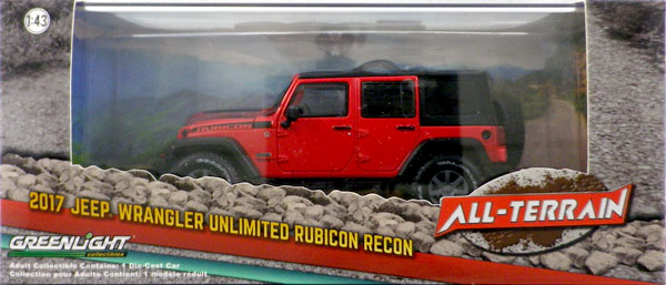 1/43 2017 Jeep Wrangler Unlimited - Rubicon Recon