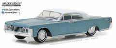 1/64 1965 Lincoln Continental Convertible Top-Up - Huron Blue with White Soft Top
