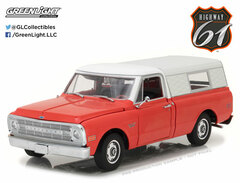 Highway 61 1/18 1970 Chevrolet C-10 Pickup with Camper Shell