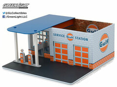 1/64 Mechanics Corner Series1 - Vintage Gas Station Gulf Oil