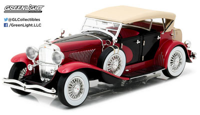 1/18 Duesenberg II SJ - Red and Black
