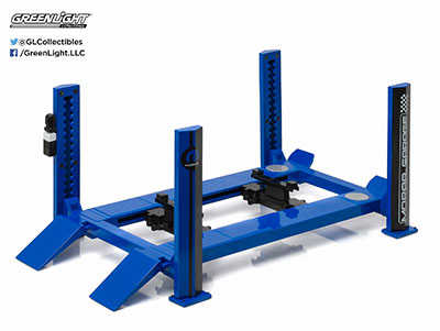 1/18 Four-Post Lift - MOPAR Edition - Blue and Black
