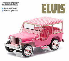 1/43 Hollywood - Elvis Presley (1935-77) - 1960 Jeep Surrey CJ3B - Pink Jeep