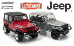 1/64 firstcut - 1987-95 Jeep Wrangler YJ (Hobby Exclusive 2-Car Set)