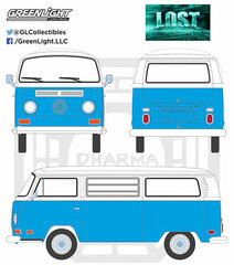 1/18 Artisan Collection - Lost (TV Series, 2004-10) - 1971 Volkswagen Type 2 (T2B) Bus