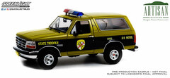 1/18 Artisan Collection - 1996 Ford Bronco - Maryland State Police State Trooper - Bloodhound Search Team K-9 Patrol
