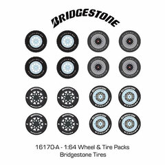 1/64 Auto Body Shop - Wheel & Tire Packs - Bridgestone Tires