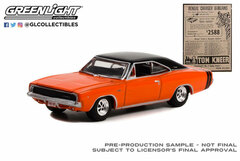 1/64 1968 Dodge Bengal Charger R/T - Orange with Black Stripes - Tom Kneer Dodge, Cincinnati, Ohio - 1 of 50 Produced