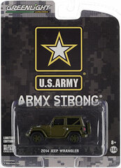 1/64 2014 Jeep Wrangler U.S. Army (Soft Top, Dark Green)