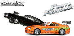 1/43 The Fast and the Furious (2001) - 1970 Dodge Charger and 1995 Toyota Supra Mk.IV Drag Racing Scene