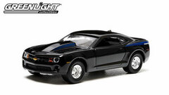 1/64 2012 Chevy COPO Camaro (with Authentic COPO hood/engine) - Black with Blue Stripes