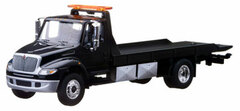 GreenLight 1/64 2013 International Durastar 4400 (Flatbed) - Black Body,Black Flatbed