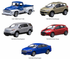 1/64 MOTOR WORLD FORD DEALERHSIP 5-PACK