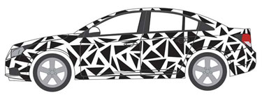 GreenLight 1/64 2013 Chevy Cruze Spy Shot