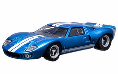 The Fast and The Furious MEGA MAX 1/43 1969 Ford GT40 *Fast V*, blue with white stripes.
