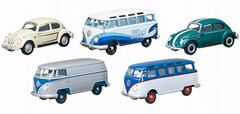 GreenLight Model Car Motor World Diorama/ 1970's Car Dealership 1/64 Diorama 5 Cars Set