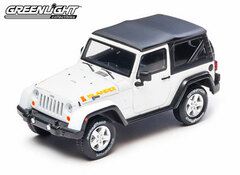 GreenLight Model Car 1/43 2010 Jeep Wrangler Islander Edition - White