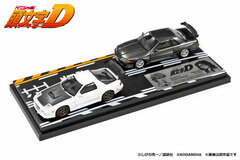 1/64 Initial D Set Vol.2 Ryosuke Takahashi RX-7 (FC3S) & Rin Hojo Skyline GT-R (BNR32)