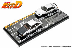 1/64 Initial D Set Vol.1 Takumi Fujiwara Trueno (AE86) & Shinji Inui Trueno 2-door (AE86)