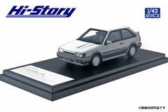 1/43 MAZDA FAMILIA FULL TIME 4WD GT-X (1985) Dover White/Luster Silver M