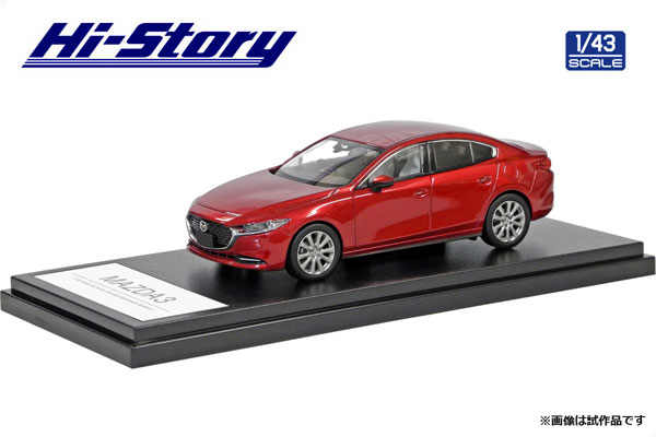 1/43 MAZDA3 SEDAN (2019) Soul Red Crystal Metallic