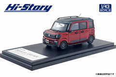 1/43 SUZUKI Spacia GEAR HYBRID XZ TURBO (2019) Phoenix Red Pearl Gun Metallic 2 Tone Roof