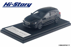 1/43 SUBARU IMPREZA SPORT 2.0i-S EyeSight (2016) Crystal Black Silica