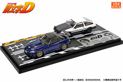 1/64 Initial D Set Vol.7 Takumi Fujiwara Trueno (AE86) & Toshiya Joshima S2000