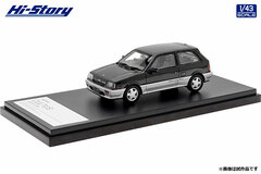 1/43 SUZUKI CULTUS 1300 GT-i (1987) Saxony Black Metallic / Twin Crystal Silver Metallic