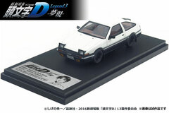 1/43 Takumi Fujiwara AE86 Trueno New Initial D the Movie