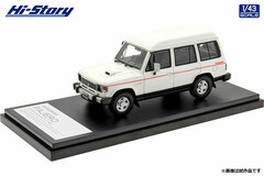 1/43 MITSUBISHI PAJERO ESTATE WAGON XL (1988) Sofia White / Solid Black
