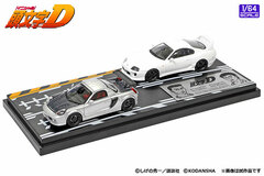 1/64 Initial D Set Vol.5 Kai Kogashiwa MR-S & Hideo Minagawa Supra (JZA80)