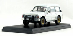 Hi-Story 1/43 NISSAN SAFARI Extra Van High Roof Grand Road (1987) White