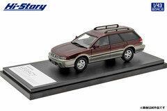 1/43 SUBARU LEGACY GRAND WAGON (1996) Deep Red Mica/Gray Opal
