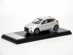 Hi-Story 1/43 MAZDA DEMIO XD Touring (2014) Aluminum Metallic