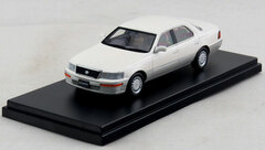 Hi-Story 1/43 Toyota CELSIOR C-TYPE (1989) White Pearl Mica Toning G