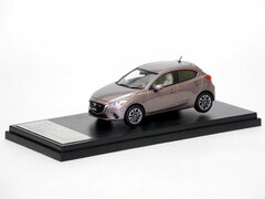 Hi-Story 1/43 MAZDA DEMIO XD Touring (2014) Smokey Rose Mica