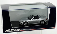 Hi-Story 1/43 MAZDA ROADSTER RS (2013) Aluminum Metallic