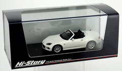 Hi-Story 1/43 MAZDA ROADSTER RS (2013) Crystal White Pearl Mica