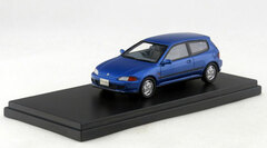 Hi-Story 1/43 Honda CIVIC SiR-II (1991) Captiva Blue Pearl