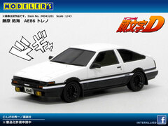 1/43 Initial D Takumi Fujiwara AE86 Treno