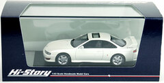 Hi-Story Resin Model 1/43 NISSAN SILVIA K's AERO (1996) Pearl White