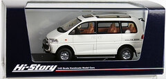 Hi-Story Resin Model 1/43 MITSUBISHI DELICA SPACE GEAR SUPER EXCEED (1994) Sophia White