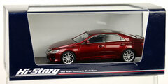 Hi-Story Resin Model 1/43 Toyota MARK X 350S (2012) Dark Red Mica Metallic