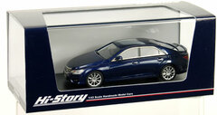 Hi-Story Resin Model 1/43 Toyota MARK X 350S (2012) Dark Blue Mica