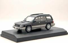 Hi-Story 1/43 SUBARU FORESTER T/tb (1997) Black Mica/ Straight Metallic 2-tone